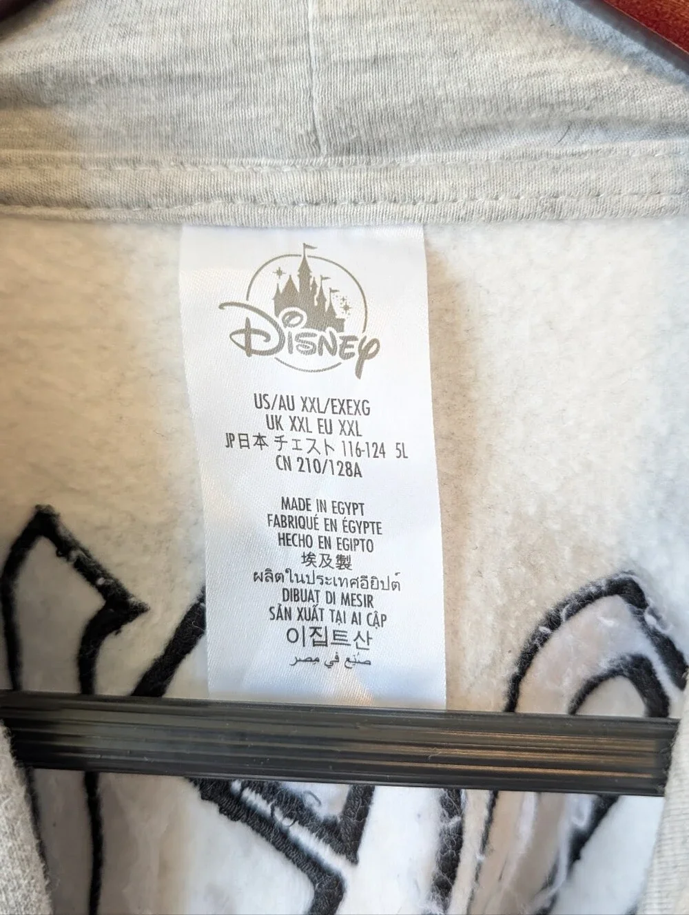 Disney Gray Disneyland Authentic Original Logo Full Zip Hoodie - Picture 3 of 5